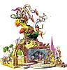 Foto de la falla Sueca - Literato Azorin 1995