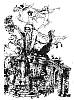 Foto de la falla Sueca - Literato Azorin 1997