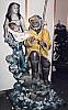 Foto de la falla Cuba - Literato Azorin 1997