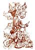 Foto de la falla Monestir de Poblet - Aparicio Albiñana 1997