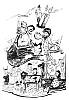 Foto de la falla Doctor Gil y Morte - Doctor Vila Barbera 1997