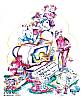 Foto de la falla Ceramista Ros - José Maria Mortes Lerma 2001