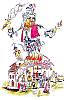 Foto de la falla Chiva - Francisco de Llano 2001