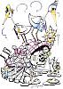 Foto de la falla Dr. Oloriz - Arzobispo Fabian y Fuero 2002