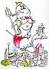 Foto de la falla Cadiz - Literato Azorin 2002