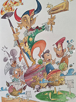 Foto Qui No Té Faena, El Dimoni Li Dona