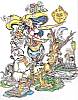 Foto de la falla Poeta Altet - Benicarlo 2002
