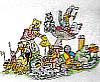 Foto de la falla Plaza Pere Maria Orts Bosch 2002