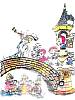 Foto de la falla San Miguel - Plaza de Vicente Iborra 2002