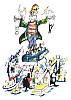 Foto de la falla Virgen de la Cabeza - José Maria Mortes Lerma 2001
