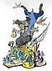 Foto de la falla Carrera de San Luis - Avda. Dr. Waksman 2001